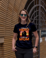 I Have A Hero I Call Her mom - Best Quality T-shirt Premium Fit Ladies Tee lifestyle-women-crewneck-front-2