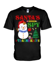 Sabta's Spy TeacherLife V-Neck T-Shirt tile