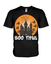 Boo Tiful-01 V-Neck T-Shirt tile
