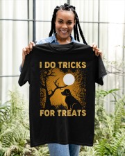 I DO TRICKS FOR TREATS Classic T-Shirt apparel-classic-tshirt-lifestyle-front-131