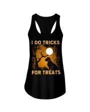 I DO TRICKS FOR TREATS Ladies Flowy Tank tile