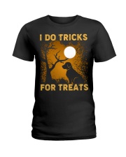 I DO TRICKS FOR TREATS Ladies T-Shirt tile
