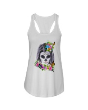 Dia de Los Muertos clothing- Day of the Dead Ladies Flowy Tank tile