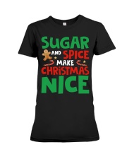 Sugar And Spice Make Christmas Nice Premium Fit Ladies Tee tile