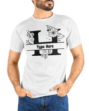 H Floral Split Alphabets Monogram Personalized Custom Premium Fit Mens Tee custom-t-shirts-premium-fit-men-lifestyle-front-68