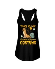 THIS IS MY GERMAN SHEPHERD COSTUME Ladies Flowy Tank tile