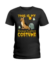 THIS IS MY GERMAN SHEPHERD COSTUME Ladies T-Shirt tile