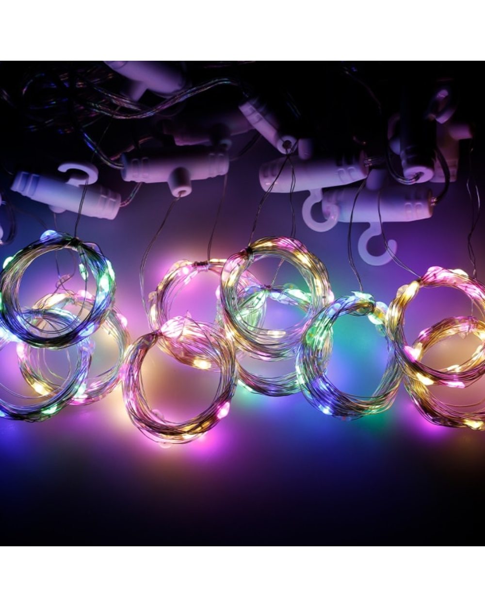 LED Fairy String Lights Curtain template