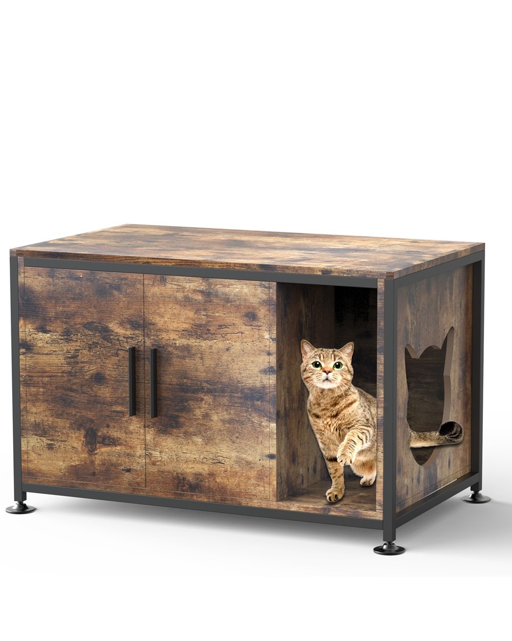 Hidden Cat Litter Box Enclosure Furniture template