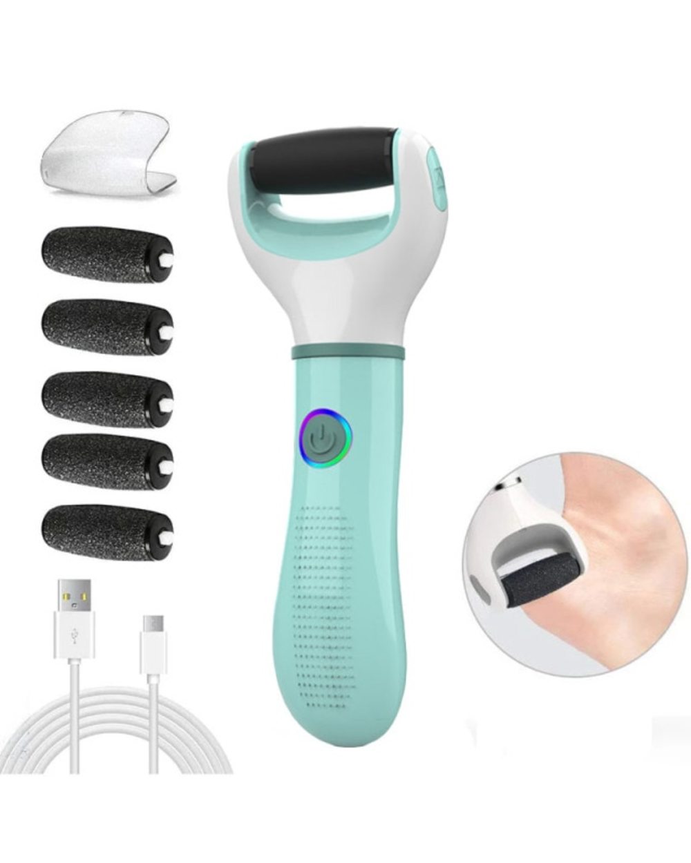 Foot File Pedicure Tools Electric Foot Brush template