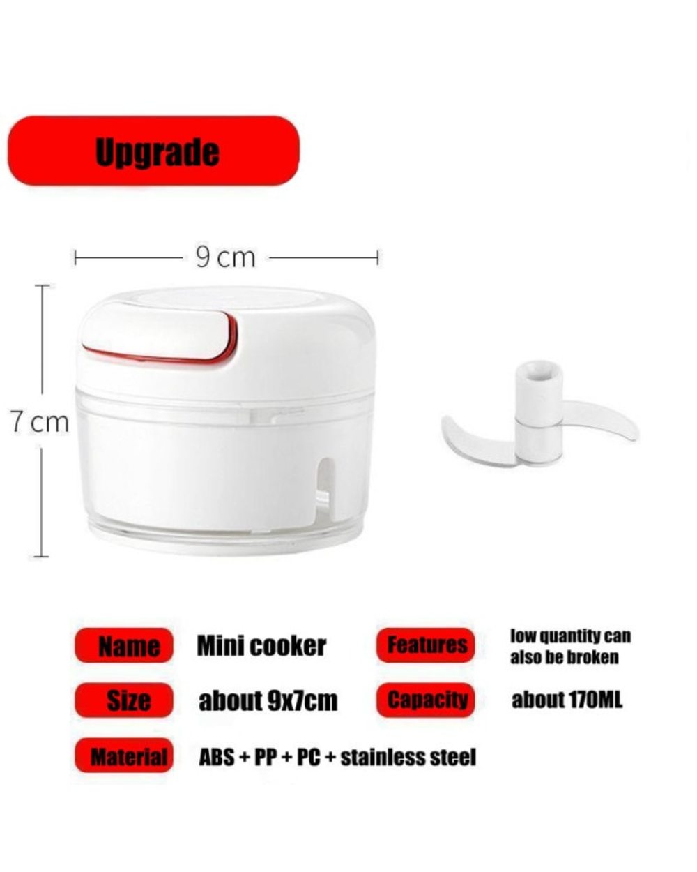 Mini Garlic Crusher Press Grater Peeler Grinder Tools Chopper template
