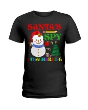 Santas Spy Teacherlife Ladies T-Shirt tile