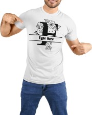 F Floral Split Alphabets Monogram Personalized Custom Premium Fit Mens Tee custom-t-shirts-premium-fit-men-lifestyle-front-66