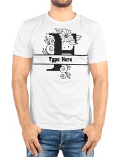 F Floral Split Alphabets Monogram Personalized Custom Premium Fit Mens Tee custom-t-shirts-premium-fit-men-lifestyle-front-72