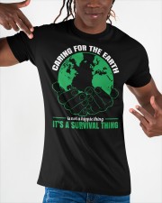 Caring-for-the-earth-is-not-a-hipple-thing-its-a-survival-thing Premium Fit Mens Tee apparel-premium-fit-men-tee-lifestyle-front-50