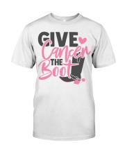 Give Cancer The Boot Classic T-Shirt front