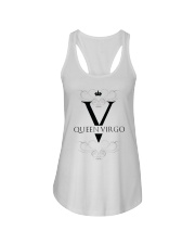 Queen virgo White Ladies Flowy Tank thumbnail