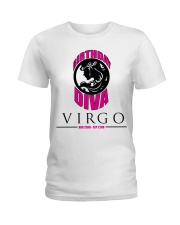 Birthday Diva White Ladies T-Shirt front