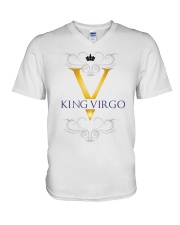 King Virgo color V-Neck T-Shirt thumbnail