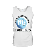 Never Underestimate a Scorpio Unisex Tank thumbnail
