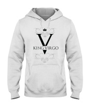 King Virgo black Design Hooded Sweatshirt thumbnail