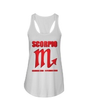 Scorpio red Ladies Flowy Tank thumbnail