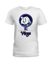 Virgo purple Ladies T-Shirt front