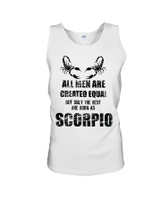 The Best are born Scorpio Unisex Tank thumbnail