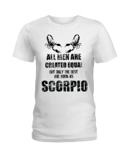 The Best are born Scorpio Ladies T-Shirt thumbnail