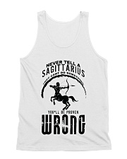 Never tell a Sagittarius All-over Unisex Tank thumbnail