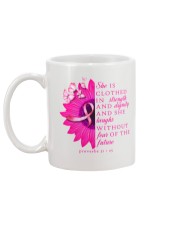 She Is Clothed Mug back