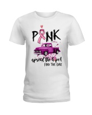Pink - Spread the hope Breast Cancer Ladies T-Shirt tile