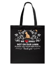 We Love Dogs Tote Bag tile