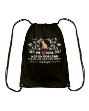 We Love Dogs Drawstring Bag tile