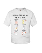6 Signs That You Are Secretly A Cat Youth T-Shirt tile