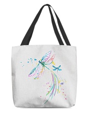 Watercolor Dragonfly All-Over Tote tile
