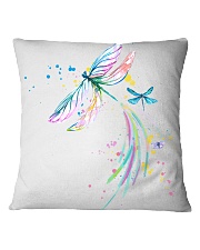 Watercolor Dragonfly Square Pillowcase front