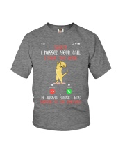 Sorry I Missed Your Call I Took Too Long To Answer Youth T-Shirt tile