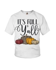 It Is Fall Y'all Youth T-Shirt tile