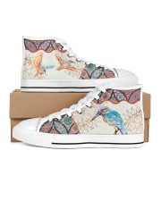 Hummingbird Men's High Top White Shoes inside-right-outside-right