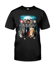Halloween Characters reflection Premium Fit Mens Tee tile