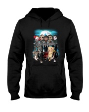 Halloween Characters reflection Hooded Sweatshirt tile