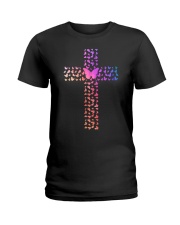 Butterfly Jesus Ladies T-Shirt tile