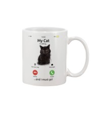 My Cat Is Calling And I Must Go Mug tile