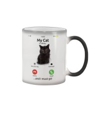 My Cat Is Calling And I Must Go Color Changing Mug tile
