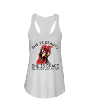 She Is Beauty She Is Grace Ladies Flowy Tank tile