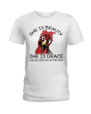 She Is Beauty She Is Grace Ladies T-Shirt tile