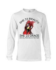 She Is Beauty She Is Grace Long Sleeve Tee tile