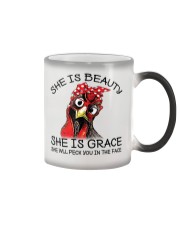 She Is Beauty She Is Grace Color Changing Mug tile
