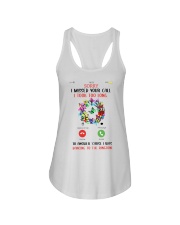 Sorry I Missed Your Call - Elephant Ladies Flowy Tank tile